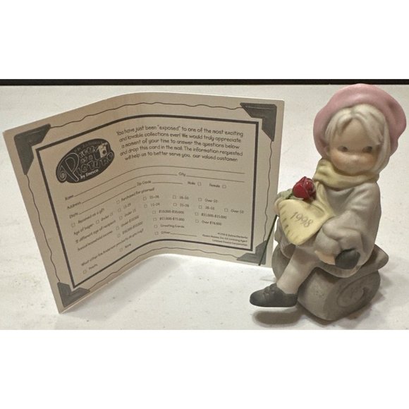 Set of 2 Vintage Kim Anderson Pretty as a Picture by Enesco Collectibles (READ) - Picture 13 of 16